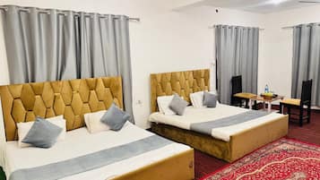 Deluxe Quadruple Room, Mountain View | Iron/ironing board, free WiFi