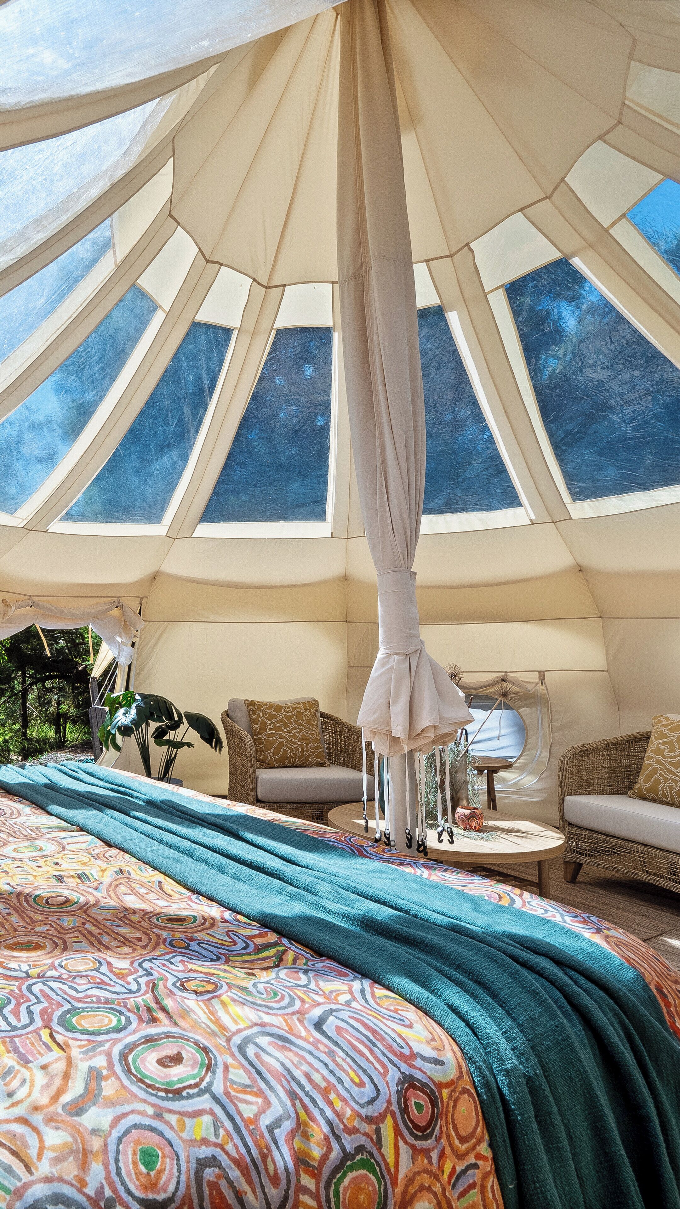 奢華帳棚 | 起居區