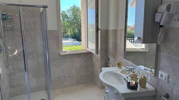 Shower, hair dryer, bidet