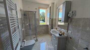 Shower, hair dryer, bidet