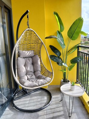 Condo, 1 Bedroom, Accessible, Smoking | Balcony - Elegant Studio, Close to the Airport and big Malls (Davao)