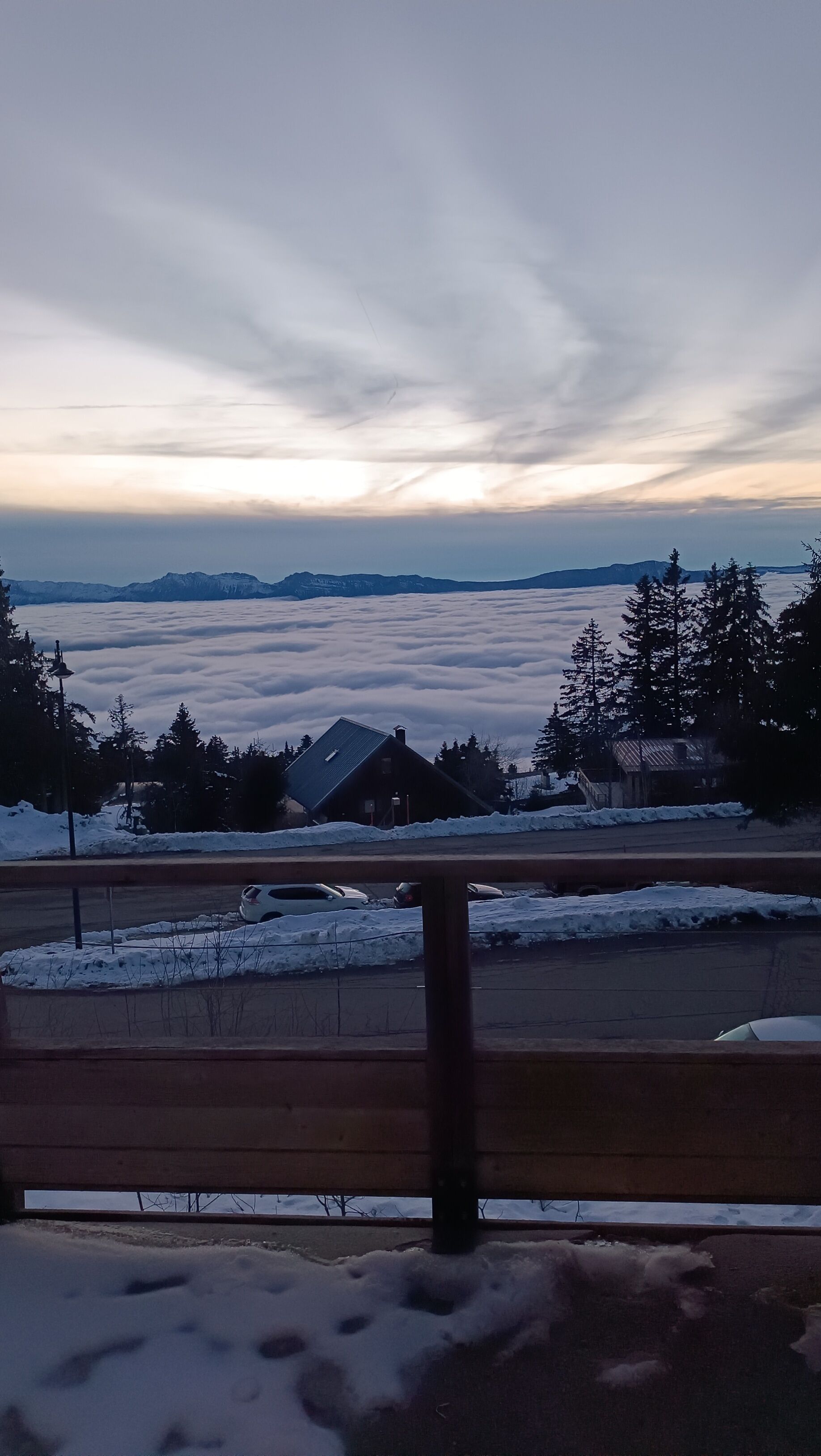 Blick von der Unterkunft