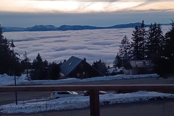 Blick von der Unterkunft