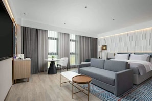 Premier-Einzelzimmer | Laptopgeeigneter Arbeitsplatz, Verdunkelungsvorhänge, kostenloses WLAN