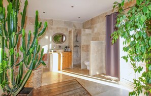 Shower, hair dryer - Lovely home in Grignan with private swimming pool, can be inside or outside (Grignan)