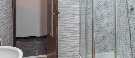 Shower, hair dryer