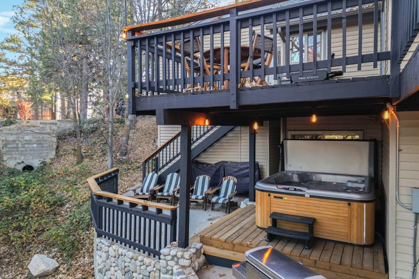 Bain à remous extérieur