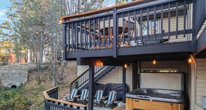 5BDR, Hot Tub, Deck, Firepit | Mins to Village & Lake | The Hilltop by AvantStay