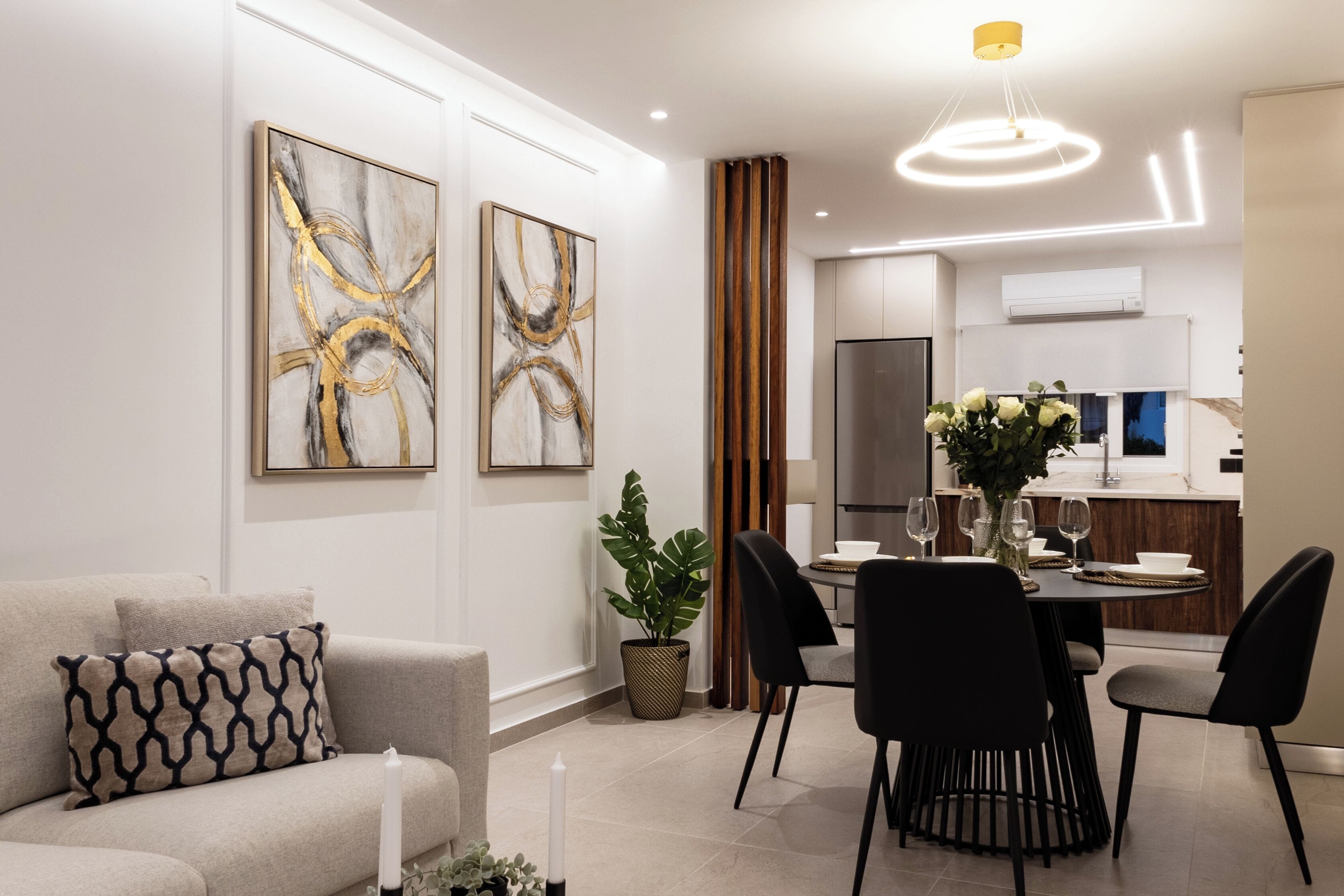 公寓, 阳台, 海滩景观 | 起居区