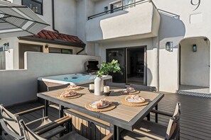 Outdoor dining - Steps to Beach, Hot Tub + Private Patio | 259 Trailhead Trestles 3 by AvantStay (San Clemente)