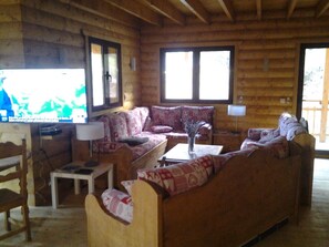 Living area - Chalet praloup 1500 (Uvernet-Fours)