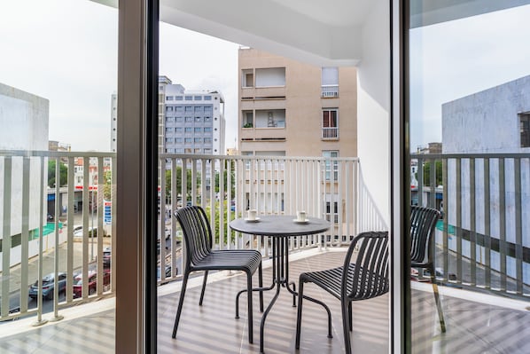 202 - 2BR City view & Balcony | Balcony - Local Host Living - Signature Apartments in Nicosia (Nicosia)