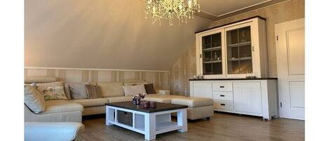 Smart TV, DVD player, books