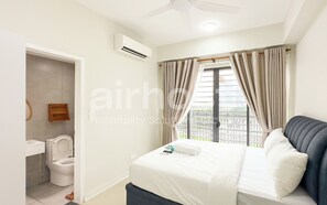 Căn hộ, 2 phòng ngủ, không hút thuốc, quang cảnh thành phố | Bàn ủi/dụng cụ ủi quần áo, truy cập Internet không dây miễn phí 