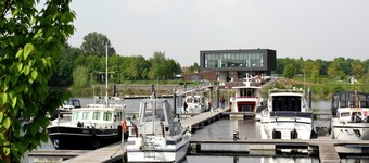 Charming forest house surrounded by a garden