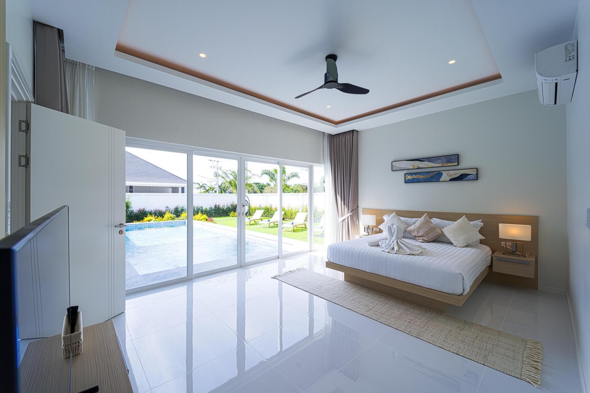 Villa, 3 Bedrooms, Private Pool, Pool View | View from room