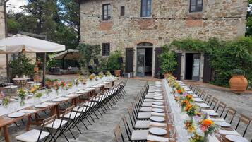 Area per ricevimenti all'aperto