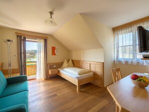 Télévision, cheminée, table de tennis de table