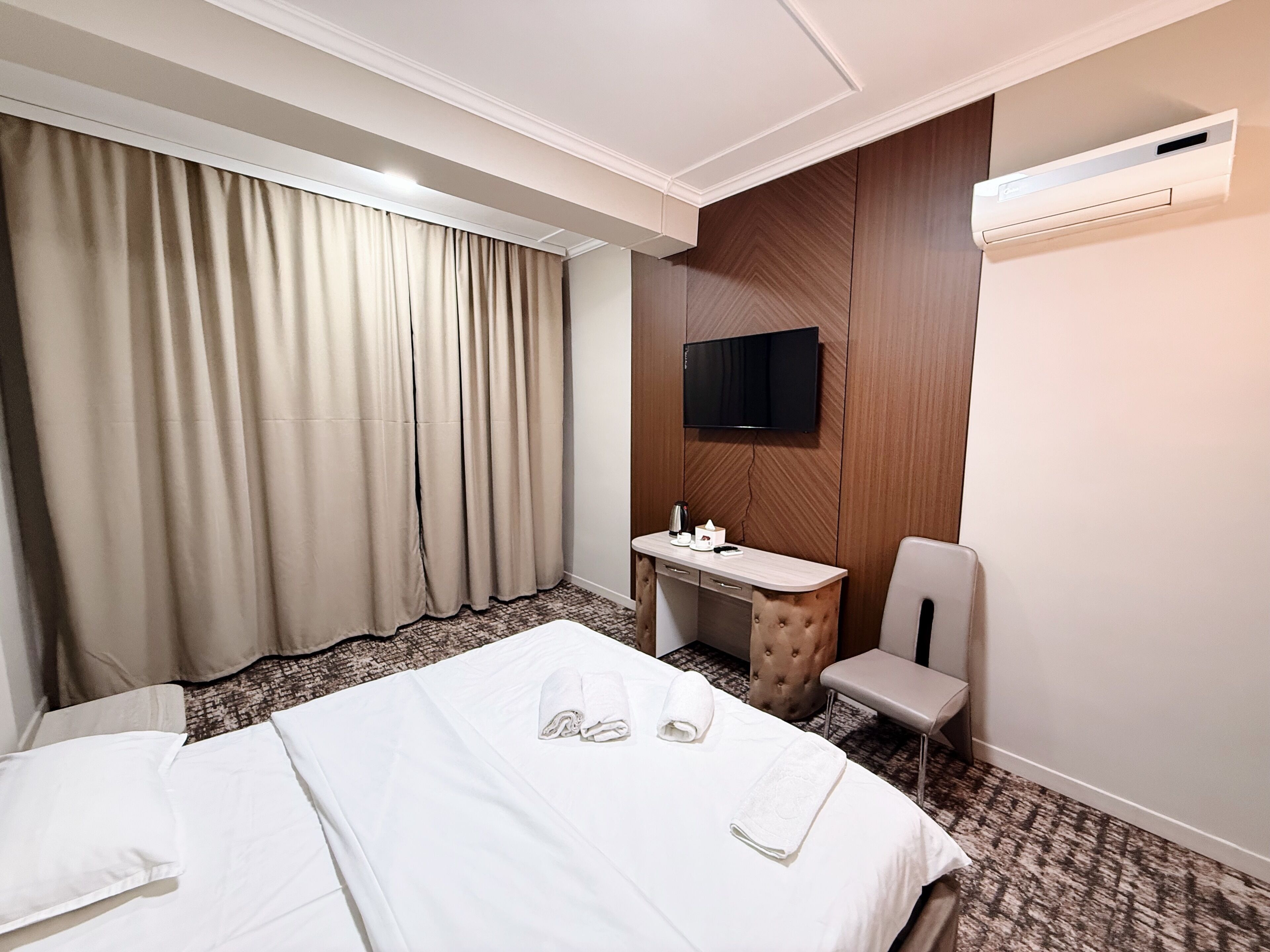 Standard Double Room, City View | Premium bedding, down comforters, in-room safe, iron/ironing board