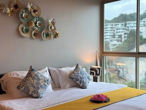 2 bedrooms, Internet, bed sheets - 2BR Apartment Pool • Gym • 1km to Karon Beach (Tambon Karon)