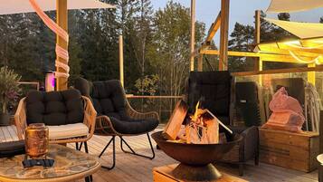 Overnattingsstedets uteområder