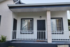 Exterior detail - Blanket & Brew Accommodation (Bacolet)