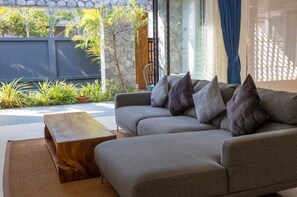 Living area - Tropical 3BR Escape Pool Style V90 (Choeng Thale)