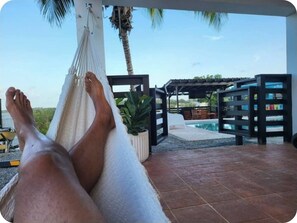 Terrace/patio - Cottage Ibiza & Boho RV & Private Pool (Cabo Rojo)