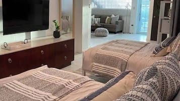 Iron/ironing board, internet, bed sheets, wheelchair access