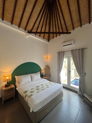 2 bedrooms, Internet, bed sheets - Villa Soul asa New 2 Bedroom Private Pool Villa in Seminyak Heart (Denpasar)