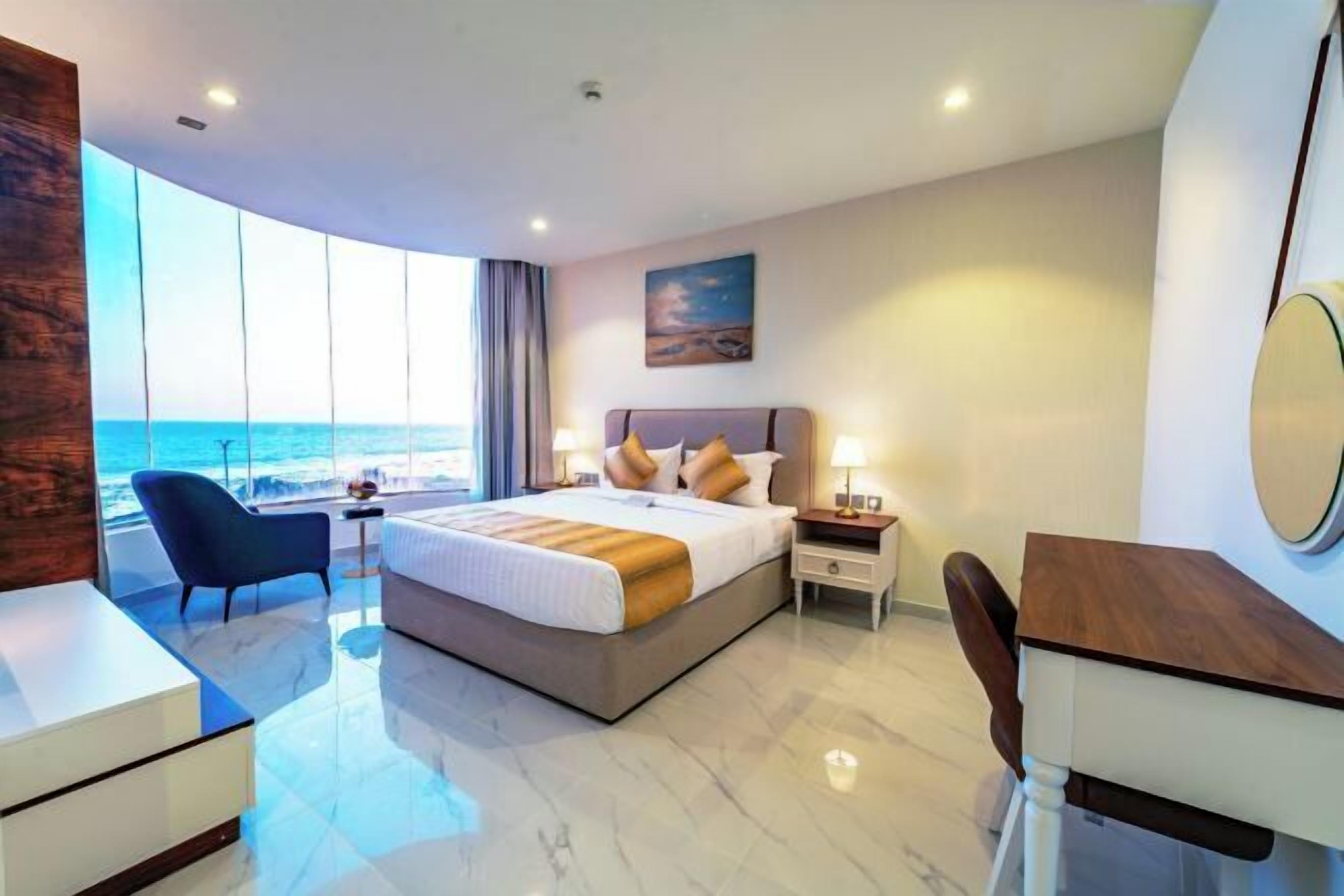 In-room safe, desk, laptop workspace, blackout curtains