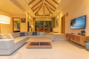 Villa | Living area - Trichada Resort Where the Rich Go V91 (Choeng Thale)