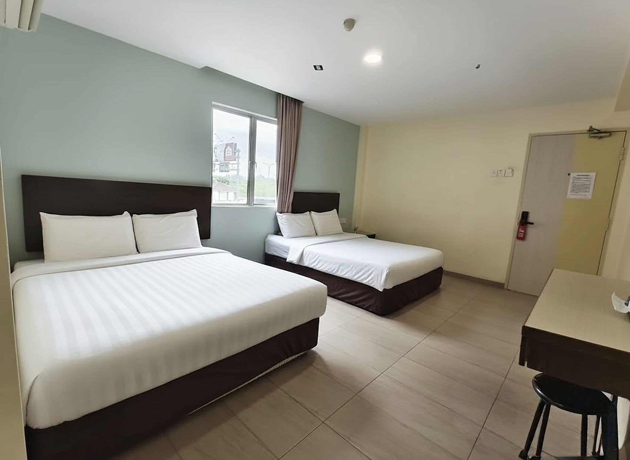 Family Quadruple Room, 2 Queen Beds, Non Smoking, City View