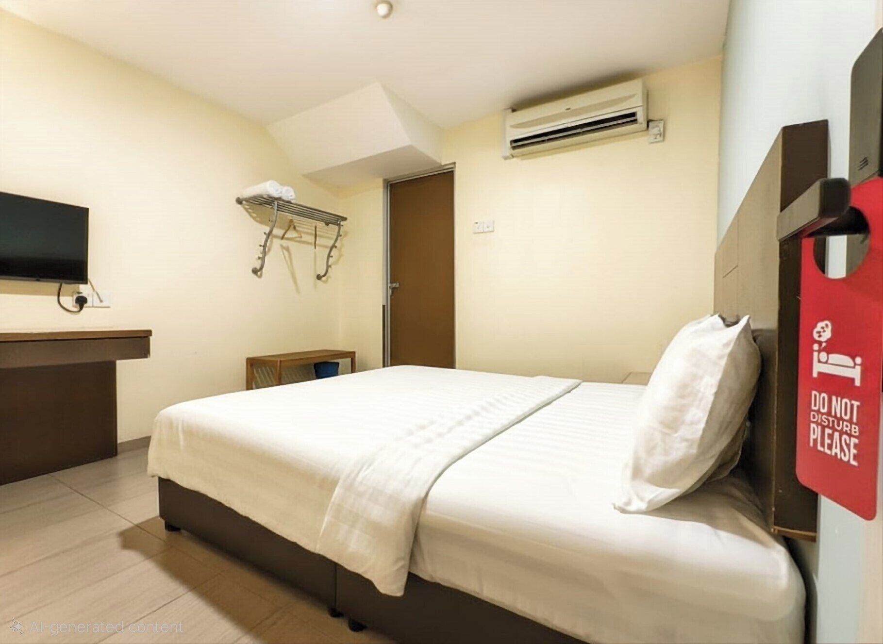 Desk, laptop workspace, iron/ironing board, free WiFi