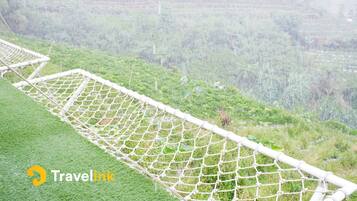 Blick von der Unterkunft