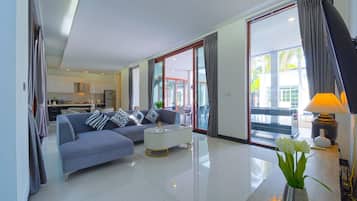 Villa, 4 camere da letto, piscina privata, vista piscina | Piantina