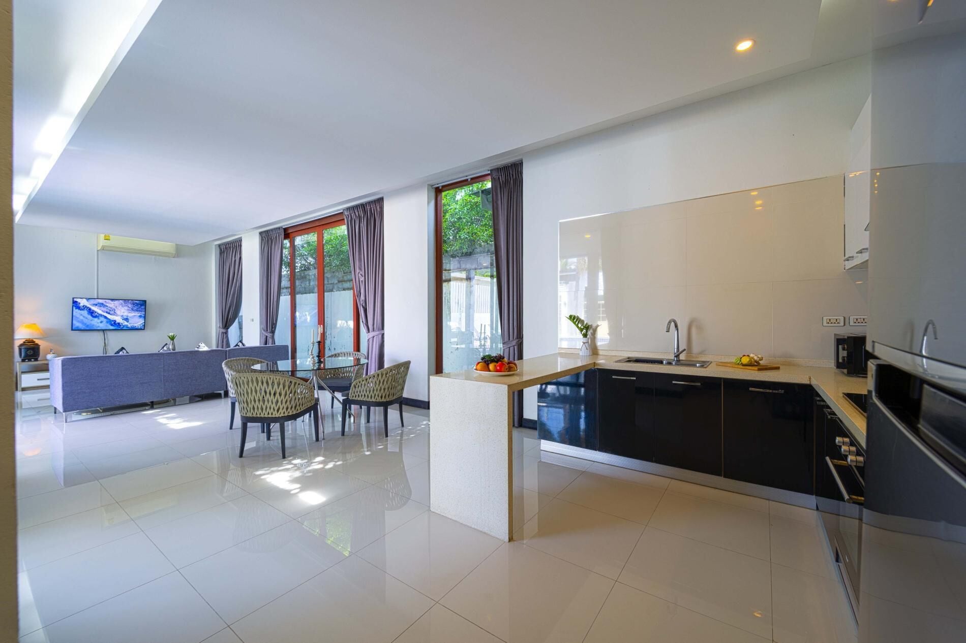 Villa, 4 slaapkamers, privézwembad, uitzicht op zwembad | Grondplan