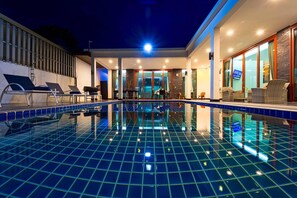 빌라, 침실 4개, 전용 수영장, 수영장 전망 | 평면도