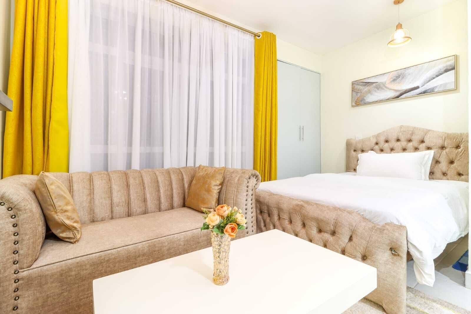 Classic Studio | Living area | 50-inch Smart TV with cable channels, Netflix, first-run films