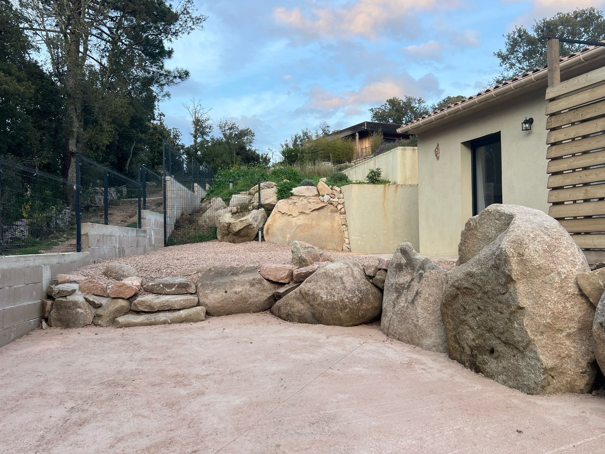 المنطقة المحيطة بالمنشأة