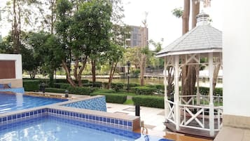Condo, 1 Bedroom, Accessible, Smoking | Pool | Outdoor pool
