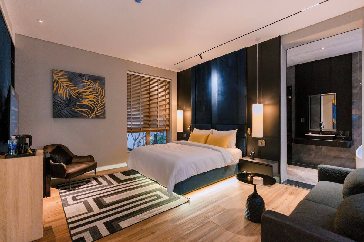 Habitación Deluxe | Espacio para trabajar con un portátil y wifi gratis