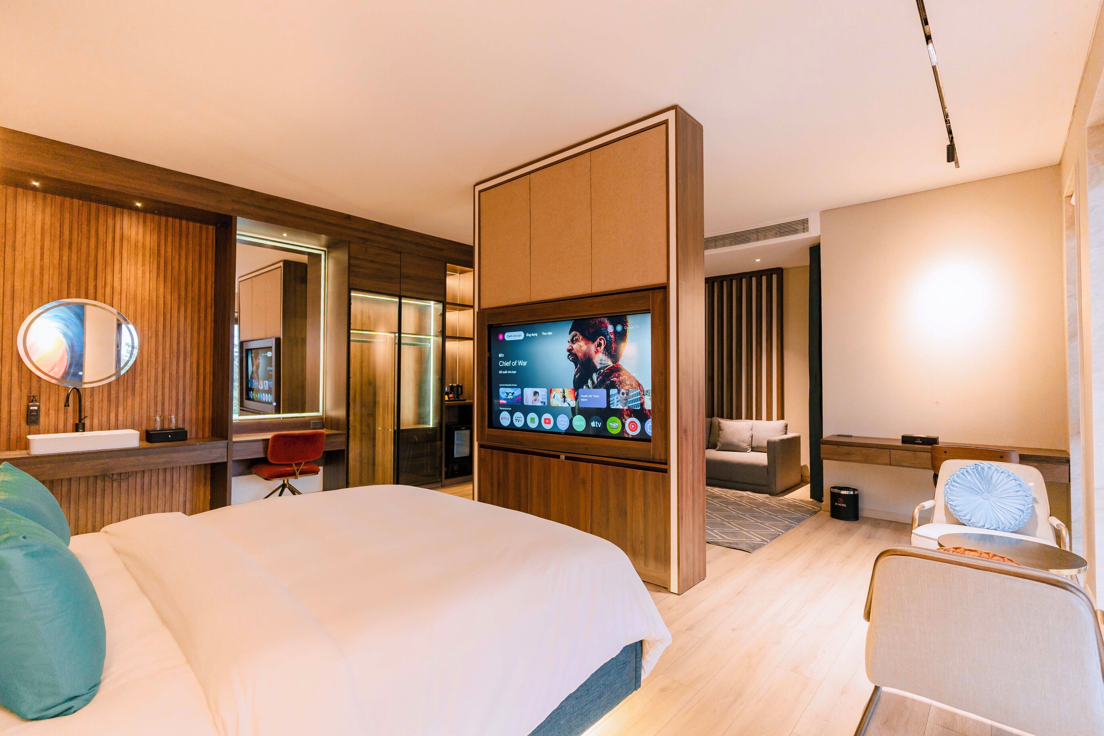 Executive-studio | Kannettavalle tietokoneelle sopiva työtila, ilmainen Wi-Fi