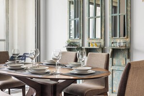 Opções para refeição no quarto