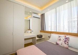 1 habitación, tabla de planchar con plancha, wifi y ropa de cama 