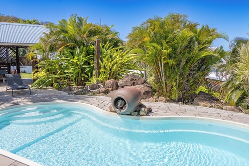 Villa Fleurs d'Air on leeward coast, Leroux beach 150m, DESHAIES, GUADELOUPE