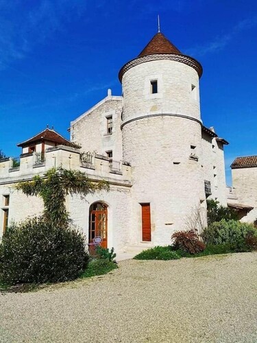 Château proche St Emilion dans un vignoble
