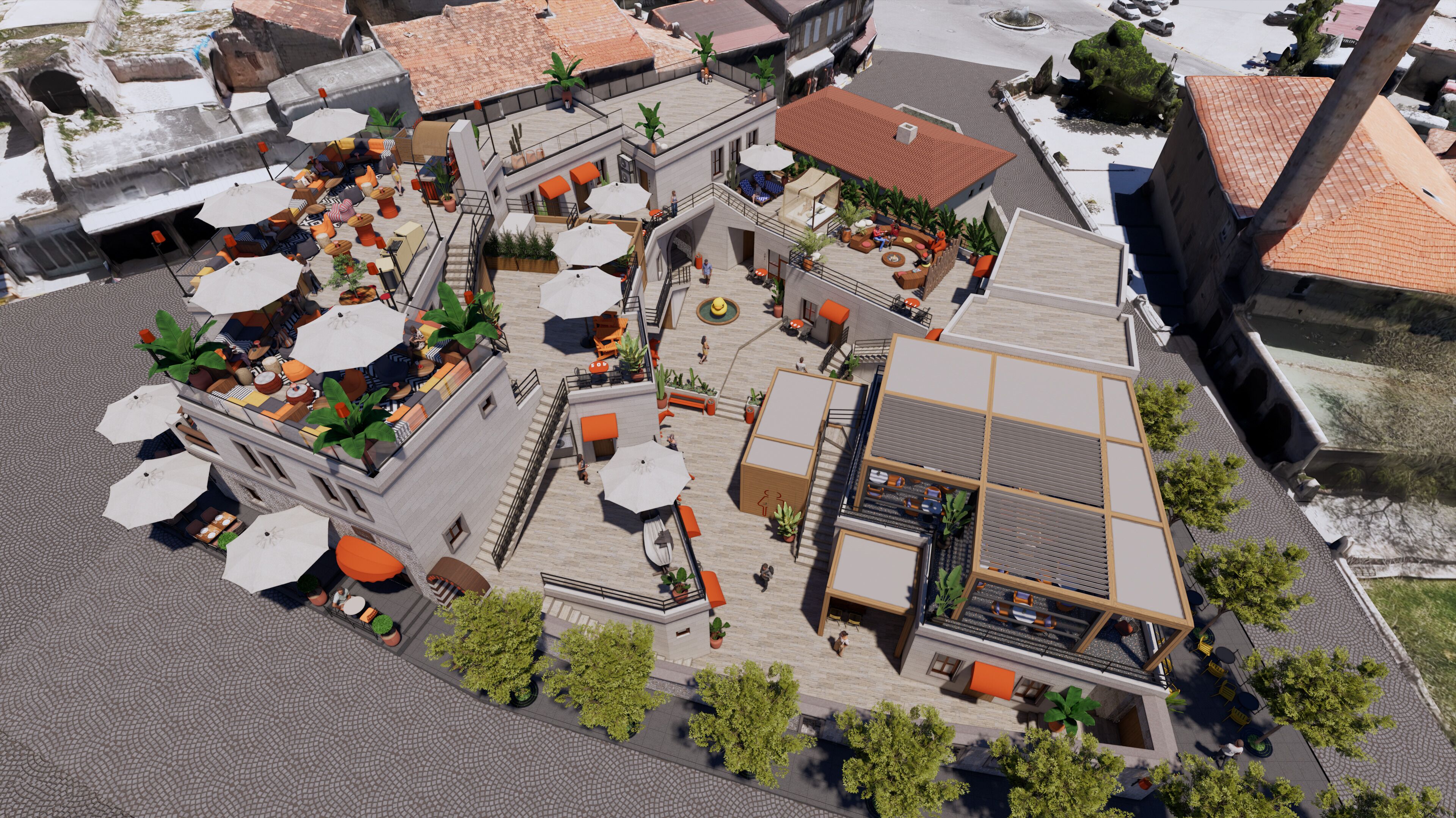 Façade de l’hébergement