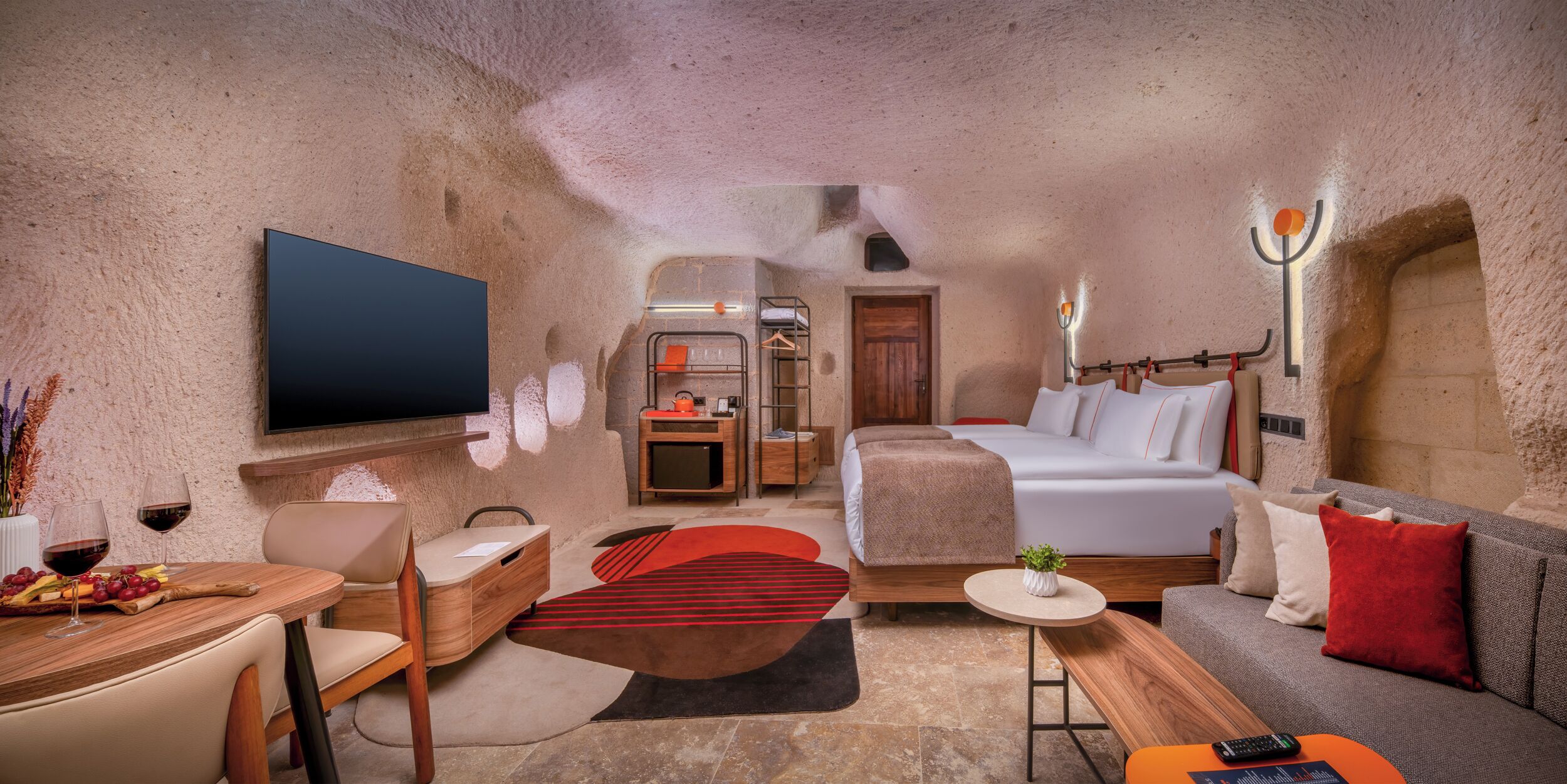 Traditionele kamer, 1 twee- of 2 eenpersoonsbedden, uitzicht op stad | Luxe beddengoed, een minibar, een kluis op de kamer, een bureau