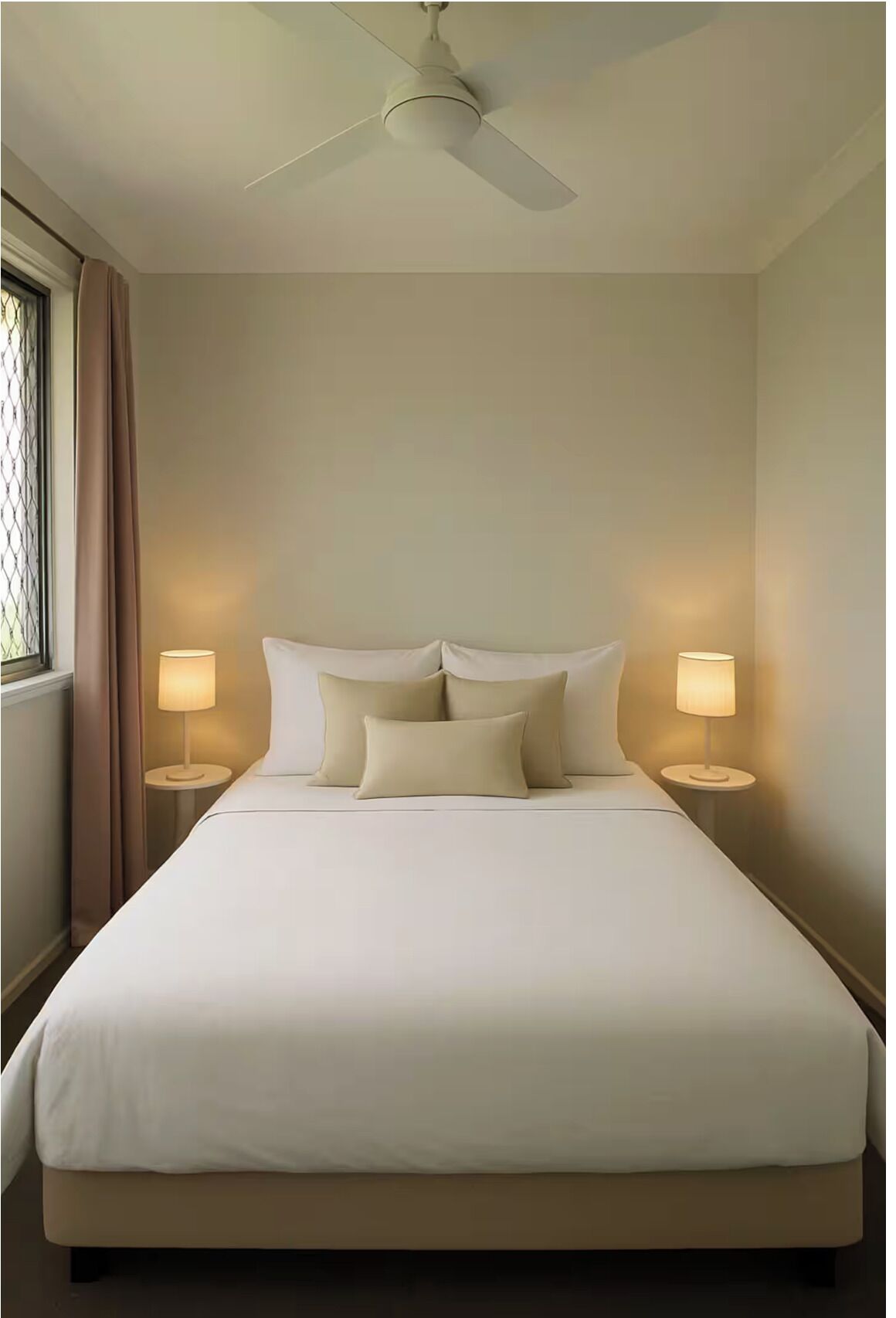 Iron/ironing board, WiFi, bed sheets